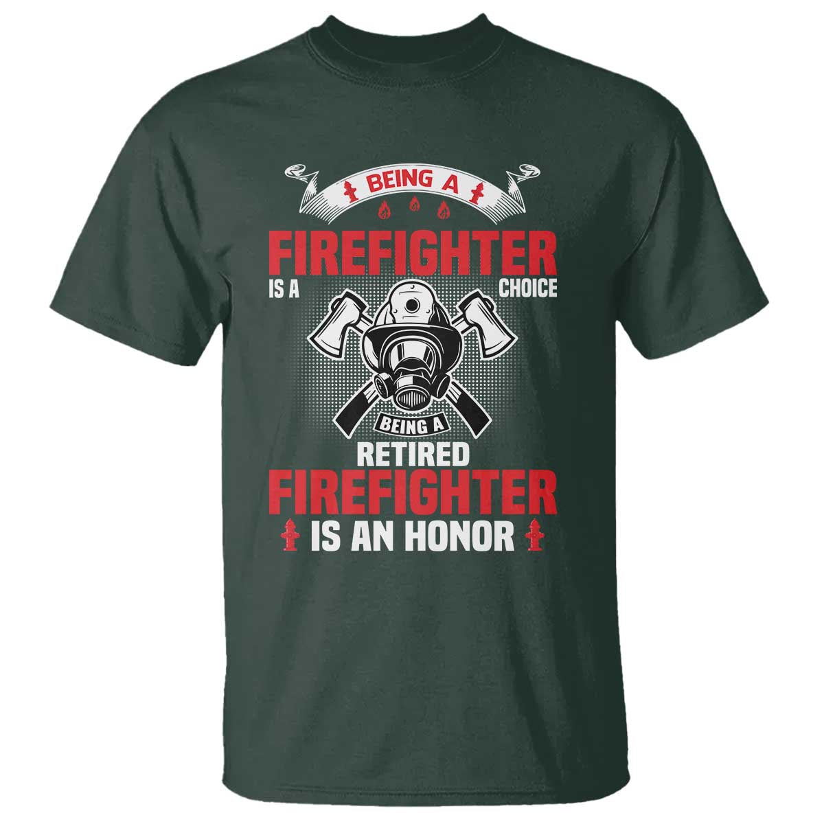 Retired Firefighter T Shirt Is An Honor Funny Retirement Gifts - Wonder Print Shop