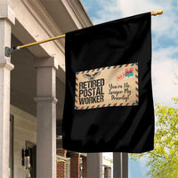 Retired Postal Worker Garden Flag No Longer My Priority Retirement Gifts - Wonder Print Shop
