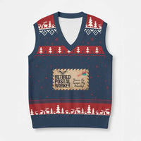 Retired Postal Worker V-Neck Knit Sweater Vest No Longer My Priority Retirement Gifts - Wonder Print Shop
