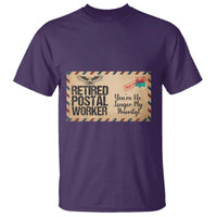 Retired Postal Worker T Shirt No Longer My Priority Retirement Gifts - Wonder Print Shop