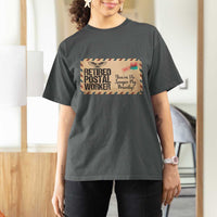 Retired Postal Worker T Shirt For Women No Longer My Priority Retirement Gifts - Wonder Print Shop