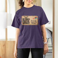 Retired Postal Worker T Shirt For Women No Longer My Priority Retirement Gifts - Wonder Print Shop