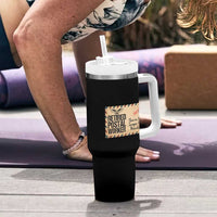 Retired Postal Worker Tumbler With Handle No Longer My Priority Retirement Gifts - Wonder Print Shop