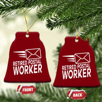 Retired Postal Worker Ceramic Ornament Mailman Postman Retirement Gifts - Wonder Print Shop
