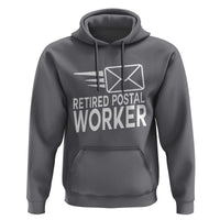 Retired Postal Worker Hoodie Mailman Postman Retirement Gifts - Wonder Print Shop