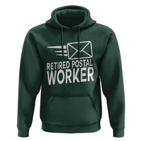 Retired Postal Worker Hoodie Mailman Postman Retirement Gifts - Wonder Print Shop