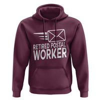 Retired Postal Worker Hoodie Mailman Postman Retirement Gifts - Wonder Print Shop