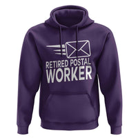 Retired Postal Worker Hoodie Mailman Postman Retirement Gifts - Wonder Print Shop