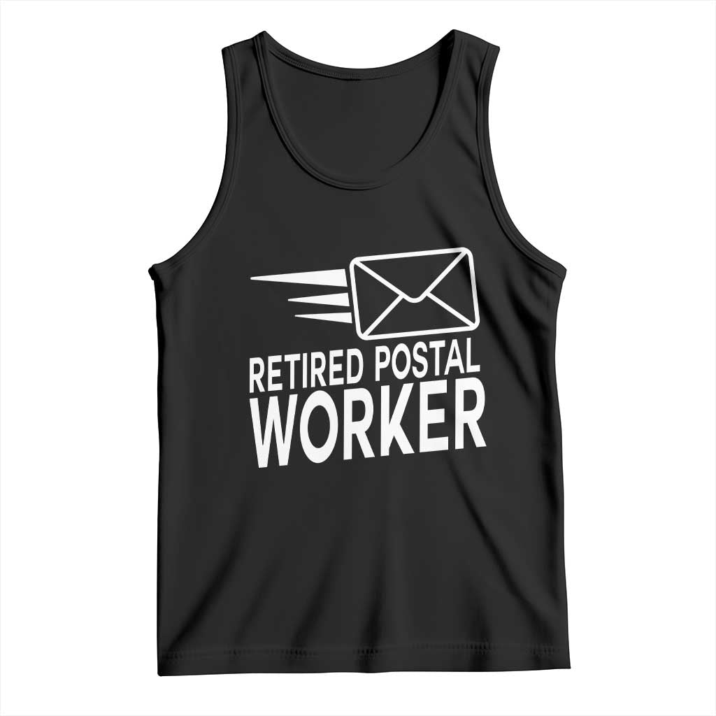 Retired Postal Worker Tank Top Mailman Postman Retirement Gifts - Wonder Print Shop