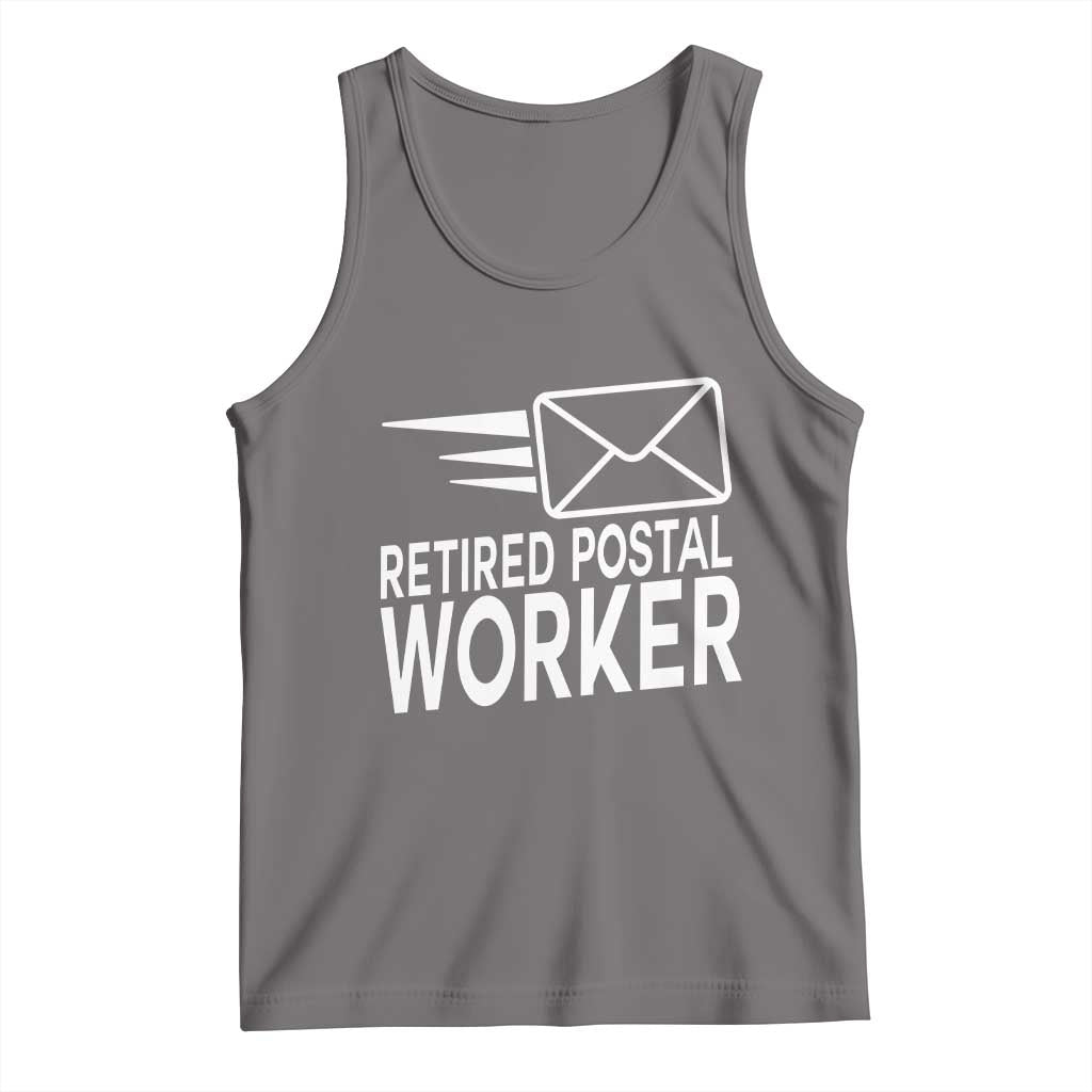 Retired Postal Worker Tank Top Mailman Postman Retirement Gifts - Wonder Print Shop