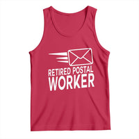 Retired Postal Worker Tank Top Mailman Postman Retirement Gifts - Wonder Print Shop
