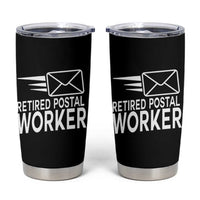 Retired Postal Worker Tumbler Cup Mailman Postman Retirement Gifts - Wonder Print Shop