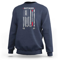 Retired Postal Worker 2026 Sweatshirt Retro US Flag Mailman Postman Retirement Gifts - Wonder Print Shop