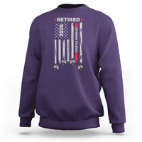 Retired Postal Worker 2026 Sweatshirt Retro US Flag Mailman Postman Retirement Gifts - Wonder Print Shop