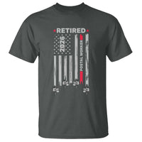 Retired Postal Worker 2026 T Shirt Retro US Flag Mailman Postman Retirement Gifts - Wonder Print Shop