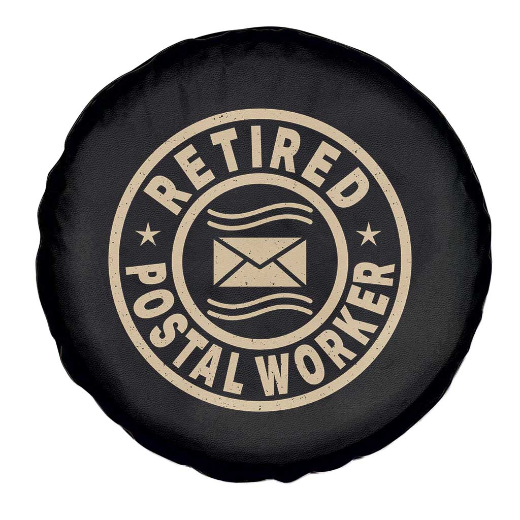 Retired Postal Worker Spare Tire Cover Mailman Postman Vintage Retirement Gifts - Wonder Print Shop