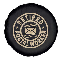 Retired Postal Worker Spare Tire Cover Mailman Postman Vintage Retirement Gifts - Wonder Print Shop