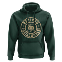 Retired Postal Worker Hoodie Mailman Postman Vintage Retirement Gifts - Wonder Print Shop