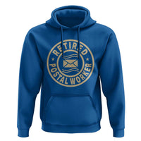 Retired Postal Worker Hoodie Mailman Postman Vintage Retirement Gifts - Wonder Print Shop