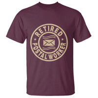 Retired Postal Worker T Shirt Mailman Postman Vintage Retirement Gifts - Wonder Print Shop