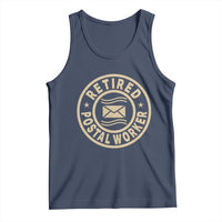 Retired Postal Worker Tank Top Mailman Postman Vintage Retirement Gifts - Wonder Print Shop