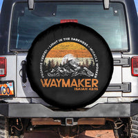 Vintage Christian Spare Tire Cover Isaiah 42:16 Waymaker Promise Keeper Miracle Worker - Wonder Print Shop