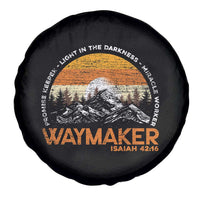 Vintage Christian Spare Tire Cover Isaiah 42:16 Waymaker Promise Keeper Miracle Worker - Wonder Print Shop
