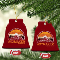 Vintage Christian Ceramic Ornament Isaiah 42:16 Waymaker Promise Keeper Miracle Worker - Wonder Print Shop