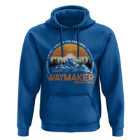 Vintage Christian Hoodie Isaiah 42:16 Waymaker Promise Keeper Miracle Worker - Wonder Print Shop