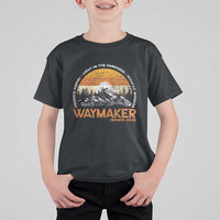 Vintage Christian T Shirt For Kid Isaiah 42:16 Waymaker Promise Keeper Miracle Worker - Wonder Print Shop