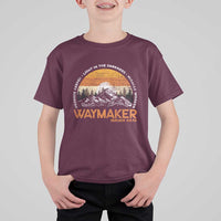 Vintage Christian T Shirt For Kid Isaiah 42:16 Waymaker Promise Keeper Miracle Worker - Wonder Print Shop