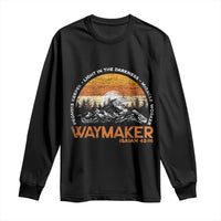Vintage Christian Long Sleeve Shirt Isaiah 42:16 Waymaker Promise Keeper Miracle Worker - Wonder Print Shop