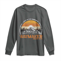 Vintage Christian Long Sleeve Shirt Isaiah 42:16 Waymaker Promise Keeper Miracle Worker - Wonder Print Shop
