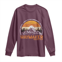 Vintage Christian Long Sleeve Shirt Isaiah 42:16 Waymaker Promise Keeper Miracle Worker - Wonder Print Shop