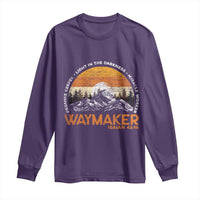Vintage Christian Long Sleeve Shirt Isaiah 42:16 Waymaker Promise Keeper Miracle Worker - Wonder Print Shop