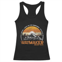 Vintage Christian Racerback Tank Top Isaiah 42:16 Waymaker Promise Keeper Miracle Worker - Wonder Print Shop