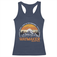 Vintage Christian Racerback Tank Top Isaiah 42:16 Waymaker Promise Keeper Miracle Worker - Wonder Print Shop