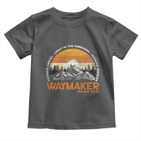 Vintage Christian Toddler T Shirt Isaiah 42:16 Waymaker Promise Keeper Miracle Worker - Wonder Print Shop