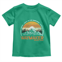 Vintage Christian Toddler T Shirt Isaiah 42:16 Waymaker Promise Keeper Miracle Worker - Wonder Print Shop