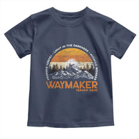 Vintage Christian Toddler T Shirt Isaiah 42:16 Waymaker Promise Keeper Miracle Worker - Wonder Print Shop