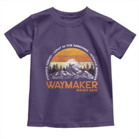 Vintage Christian Toddler T Shirt Isaiah 42:16 Waymaker Promise Keeper Miracle Worker - Wonder Print Shop
