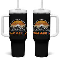 Vintage Christian Tumbler With Handle Isaiah 42:16 Waymaker Promise Keeper Miracle Worker - Wonder Print Shop