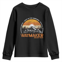 Vintage Christian Youth Sweatshirt Isaiah 42:16 Waymaker Promise Keeper Miracle Worker - Wonder Print Shop