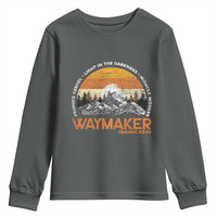 Vintage Christian Youth Sweatshirt Isaiah 42:16 Waymaker Promise Keeper Miracle Worker - Wonder Print Shop