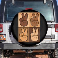 Peace Sign Equality for All Spare Tire Cover Peace Out V Fingers Hand Equal Rights