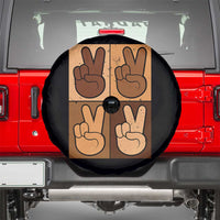 Peace Sign Equality for All Spare Tire Cover Peace Out V Fingers Hand Equal Rights