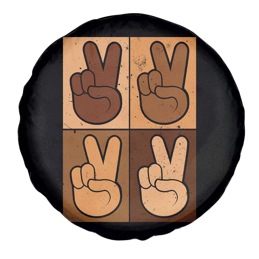 Peace Sign Equality for All Spare Tire Cover Peace Out V Fingers Hand Equal Rights