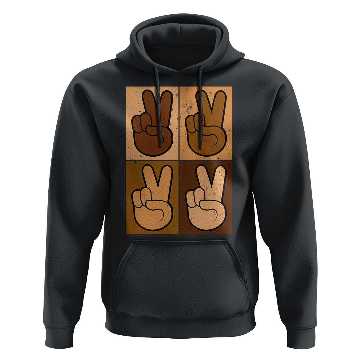 Peace Sign Equality for All Hoodie Peace Out V Fingers Hand Equal Rights