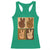 Peace Sign Equality for All Racerback Tank Top Peace Out V Fingers Hand Equal Rights