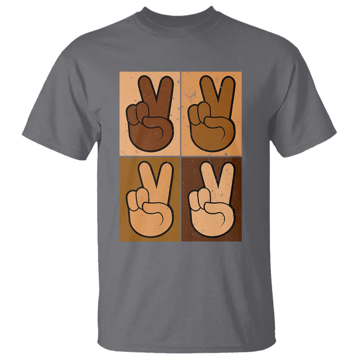 Peace Sign Equality for All T Shirt Peace Out V Fingers Hand Equal Rights
